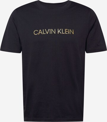 Calvin Klein Performance T-Shirt in Schwarz: front