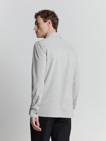 No Excess Regular Fit Hemd in Grau