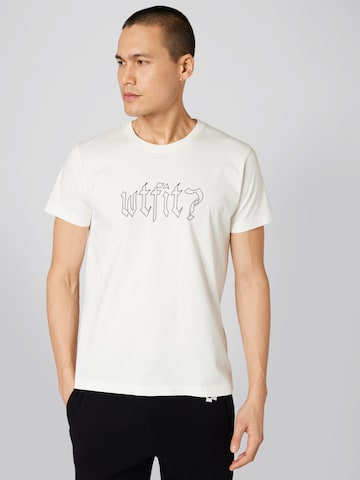 ABOUT YOU x Dardan - Camiseta 'Colin' en blanco