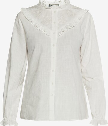 DreiMaster Vintage - Blusa 'Imane' em branco: frente