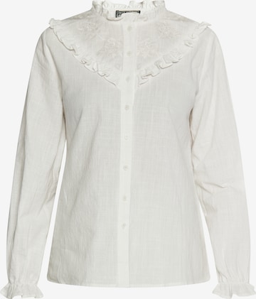 DreiMaster Vintage Blouse 'Imane' in Wit: voorkant