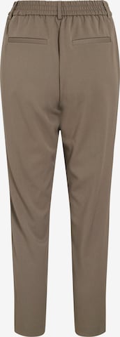 VILA Tapered Élére vasalt nadrágok 'VIVarone' - barna