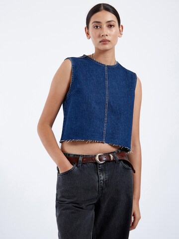Dr. Denim Top 'Erin' in Blauw