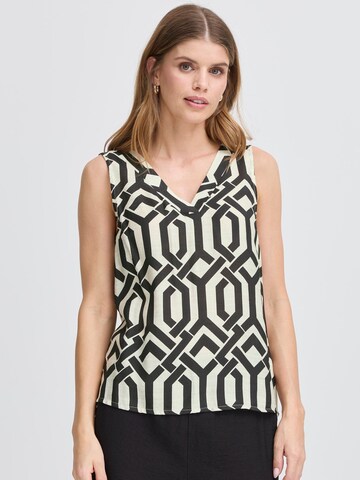 Fransa - Top ' FRARIANA ' en blanco