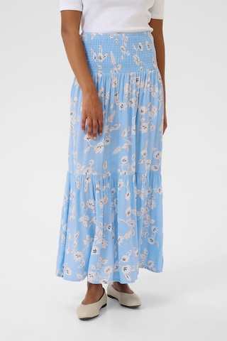 Kaffe - Saia 'Maxi ' em azul: frente
