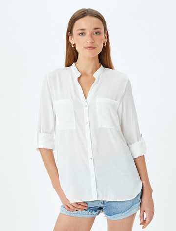 Koton Bluse in Weiß: Vorderseite