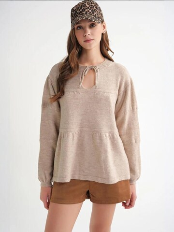 Pull-over 'Pullover' MixRay en beige