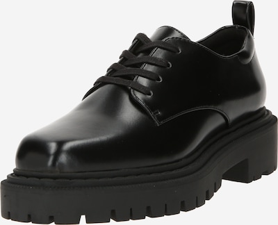 Pantofi cu șireturi Monki pe negru, Vizualizare produs