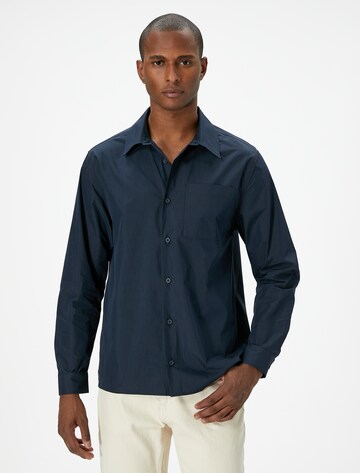 Koton Regular fit Overhemd in Blauw: voorkant