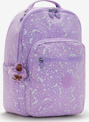 KIPLING - Mochila 'Seoul' em roxo