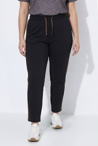 Ulla Popken Regular Hose in Schwarz