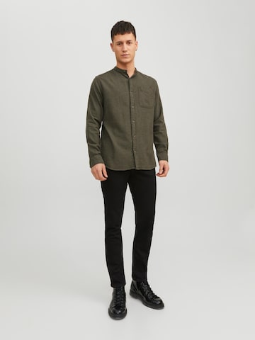 Comfort fit Camicia 'Band' di JACK & JONES in verde