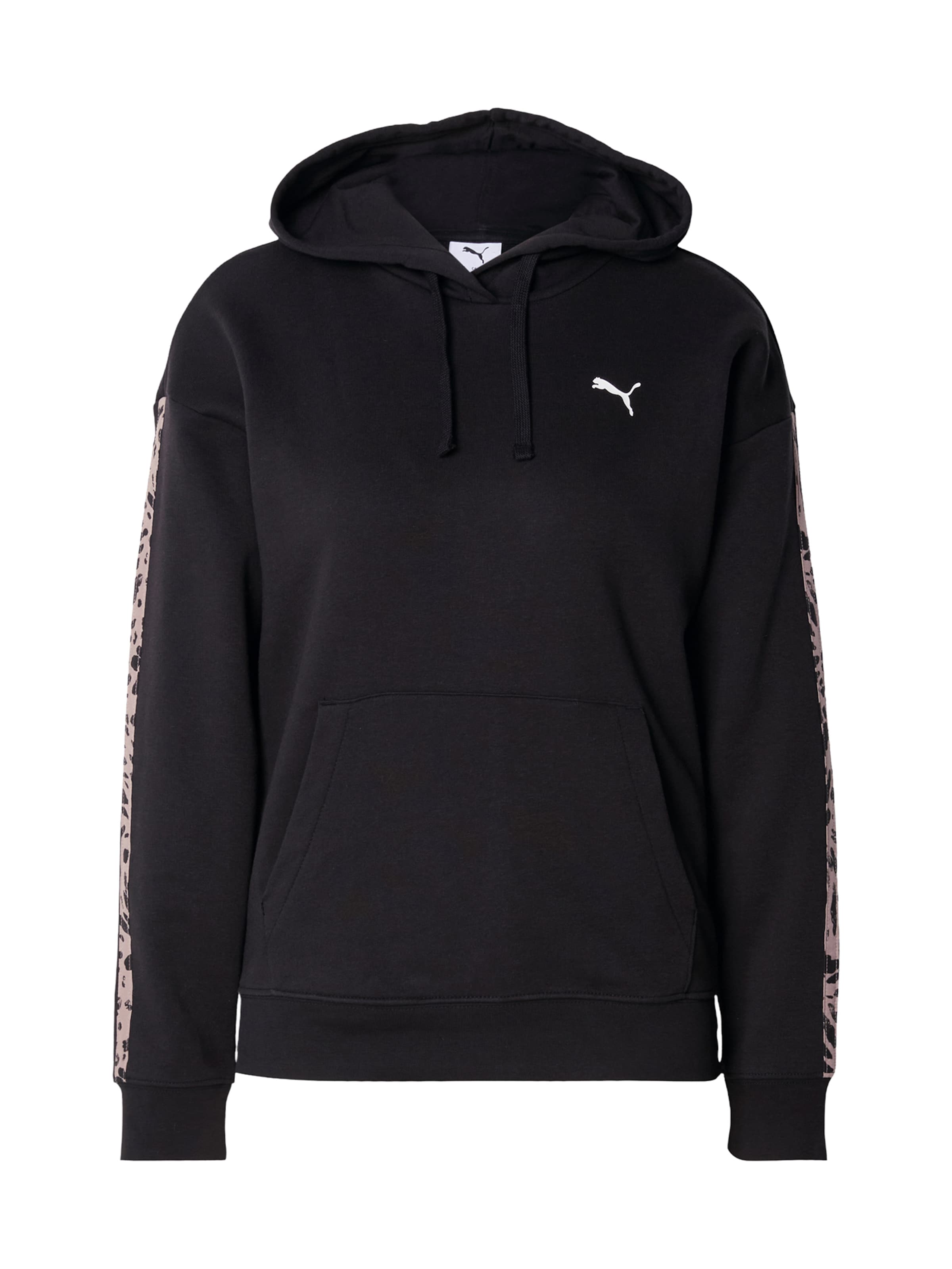 PUMASportska sweater majica 'Essentials' - crna boja: prednji dio