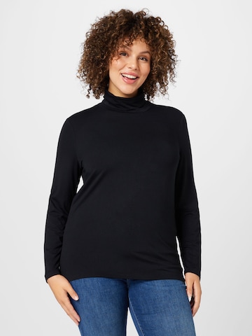 Lauren Ralph Lauren Plus Shirt 'ALANA' in Zwart: voorkant