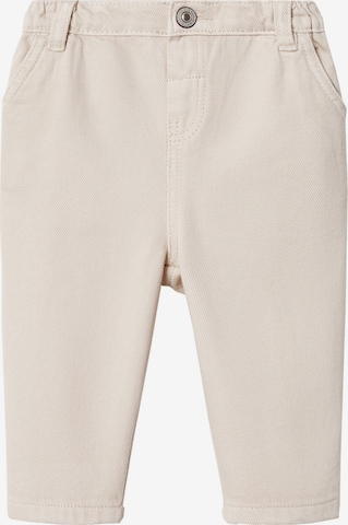 MANGO KIDS Regular Broek 'PABLO' in Beige: voorkant