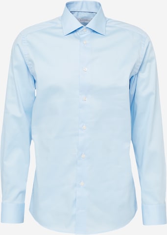ETON Slim fit Button Up Shirt in Blue: front