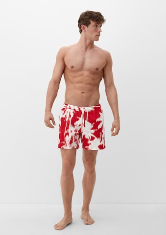 s.Oliver Swim Trunks in Red