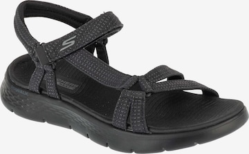Sandales 'Go Walk Flex' SKECHERS en noir : devant