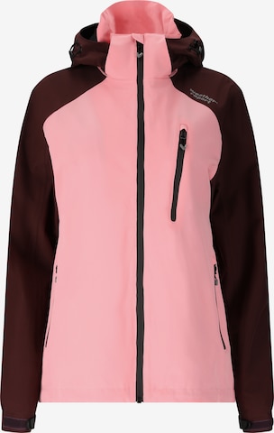 Veste outdoor 'CAMELIA' Weather Report en rose : devant