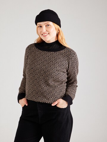 Vero Moda Curve Sweater 'VMCARIA' in Black: front