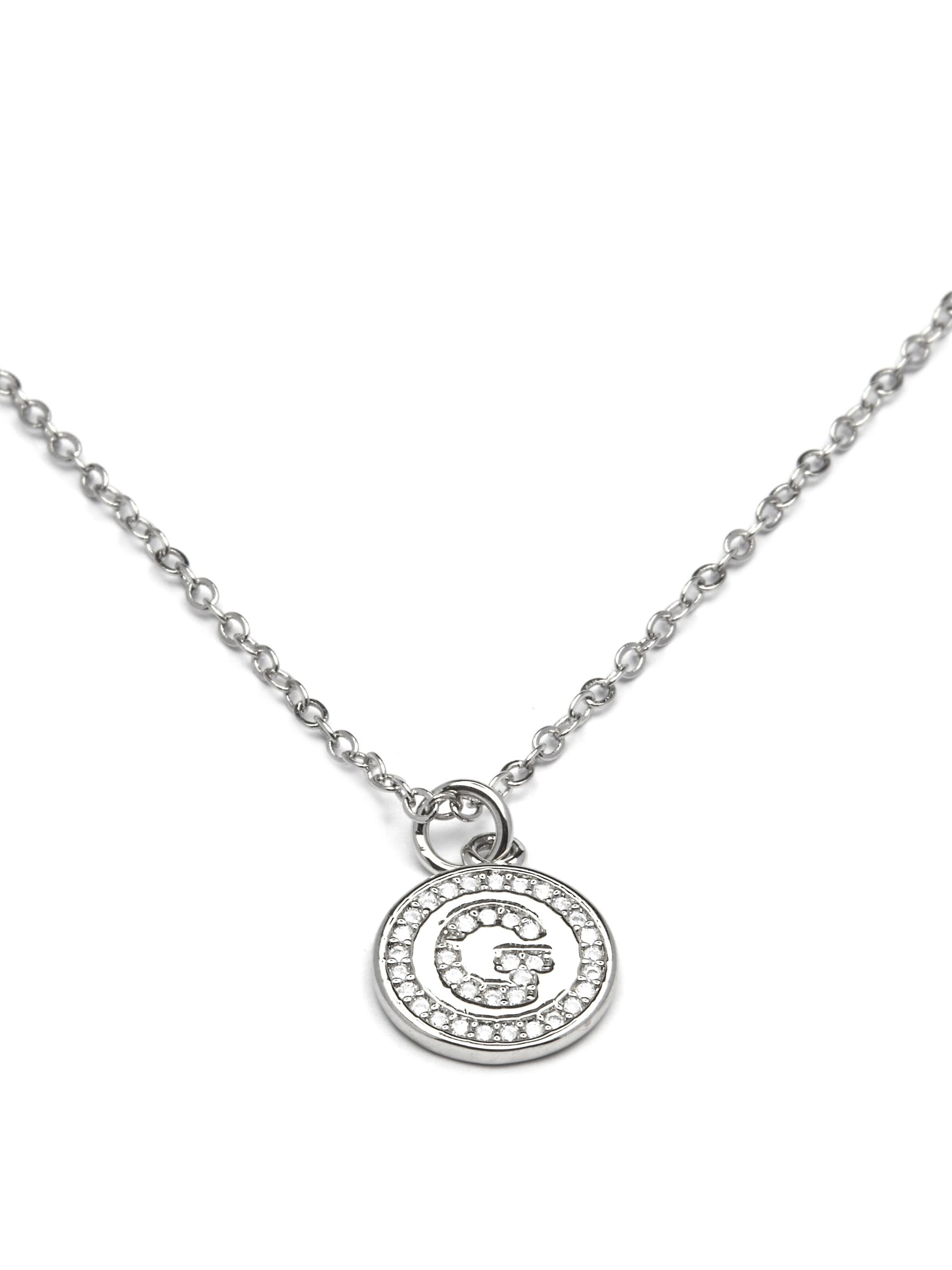 Luxenter - Cadena 'Alphabet' en blanco: frente