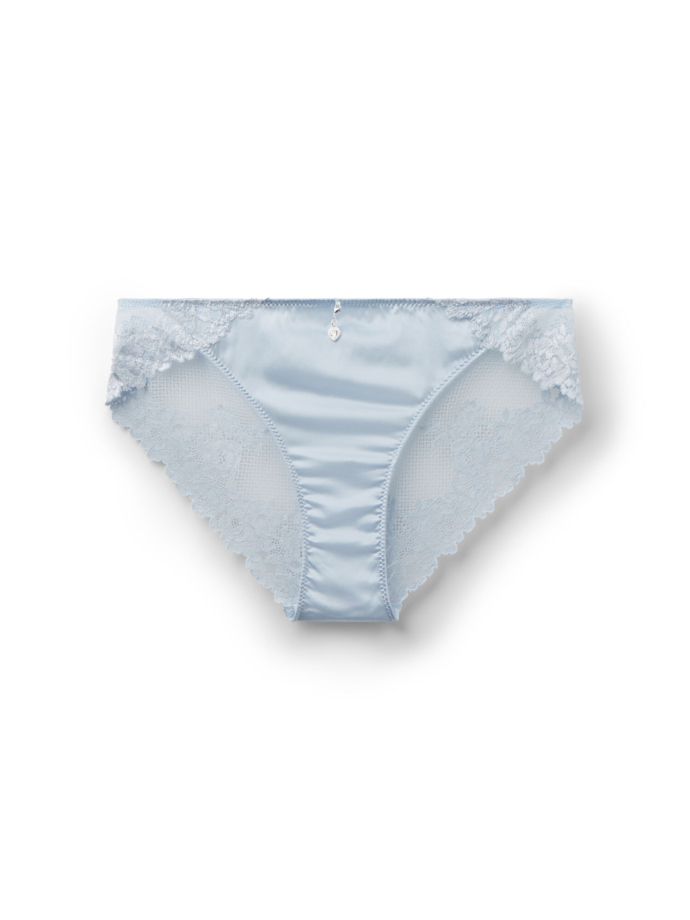 INTIMISSIMI Panty 'Silky Flowers' in Blue: front
