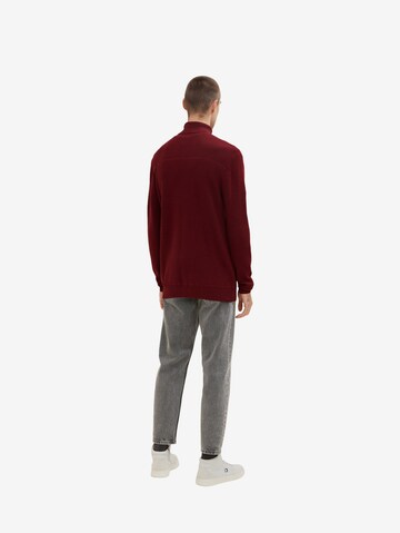 TOM TAILOR Sweater in Red