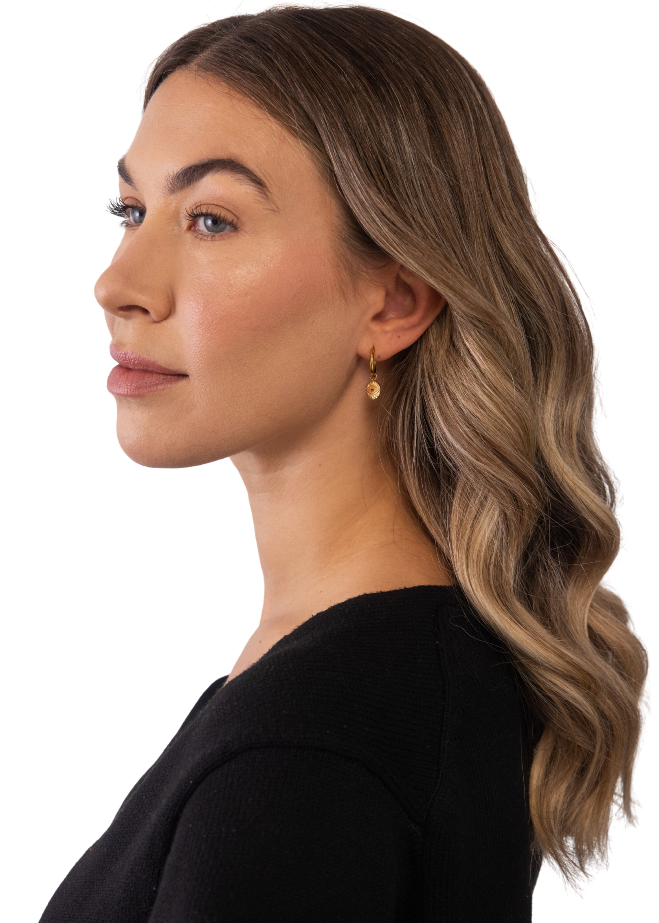 Boucles d'oreilles 'Eye' PURELEI en or