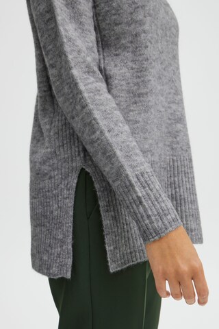 Pull-over 'KAMARA' ICHI en gris