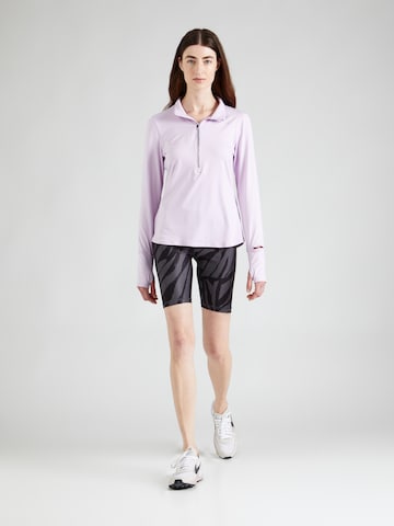 T-shirt fonctionnel 'Qualifier Run' UNDER ARMOUR en violet