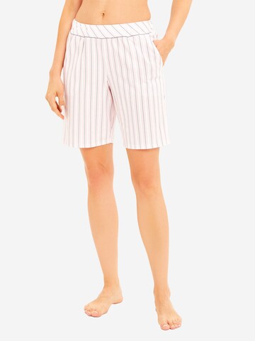 Rösch Pajama Pants 'Basic' in White: front