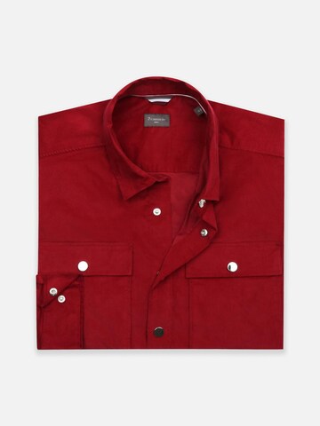 Regular fit Camicia di 7Camicie in rosso