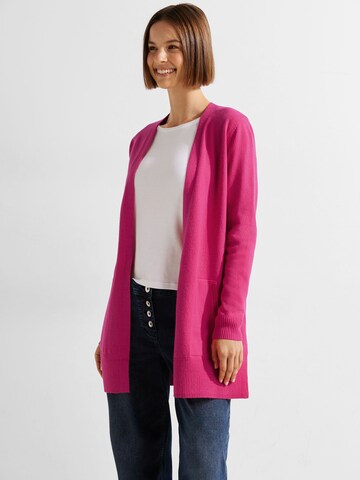 Cardigan CECIL en rose : devant