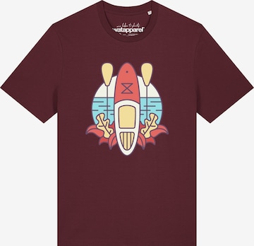 T-Shirt 'Stand Up Paddleboard SUP' Watapparel en rouge : devant