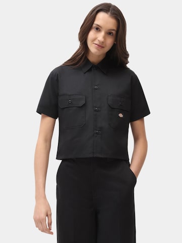 DICKIES Blouse 'work Shirt' in Black: front