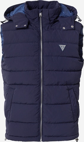 GUESS Brezrokavnik | modra barva: sprednja stran