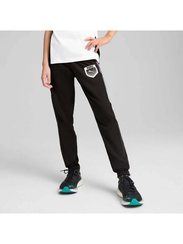 PUMA Tapered Sporthose in Schwarz: Vorderseite
