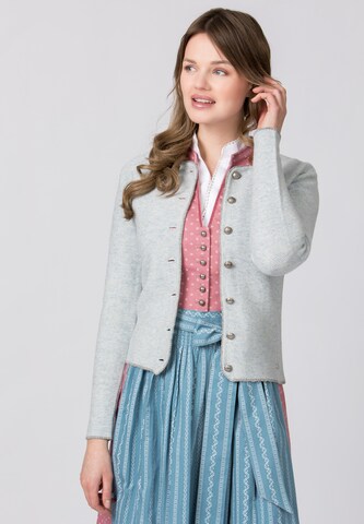 STOCKERPOINT Knit Cardigan 'Marissa' in Blue: front