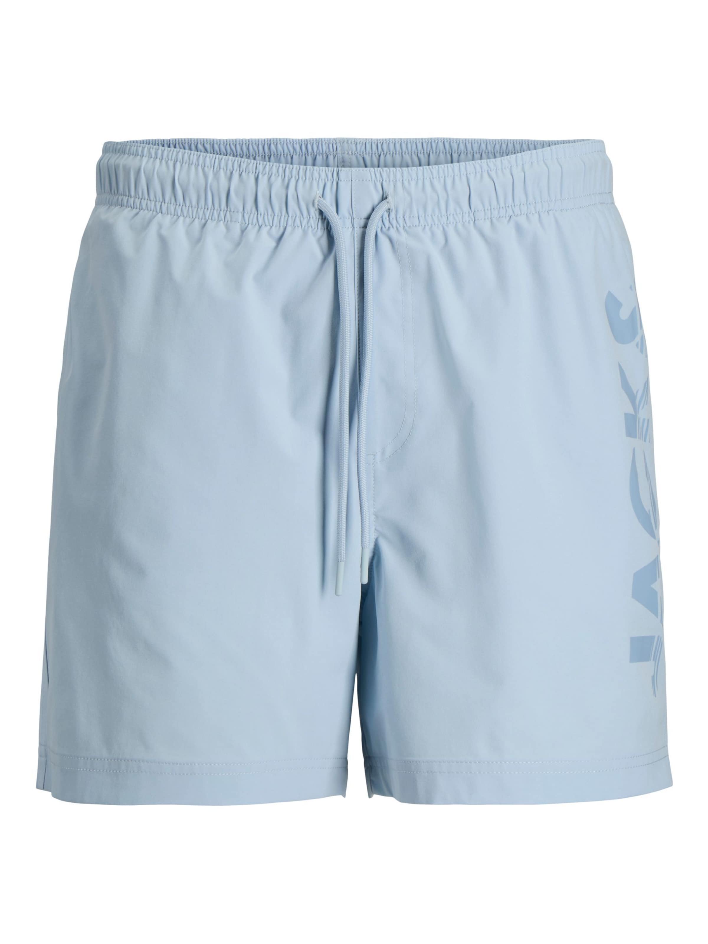 JACK & JONES Zwemshorts 'JPSTMaui' in Blauw: voorkant