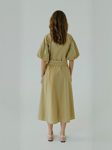 NORR Dress ' Lesta ' in Beige