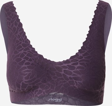 Reggiseno 'Zero Feel' di SLOGGI in lilla: frontale