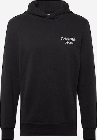 Calvin Klein Jeans - Sweatshirt 'ECLIPSE' em preto: frente