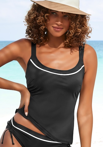 Bustier Haut de tankini VIVANCE en noir : devant