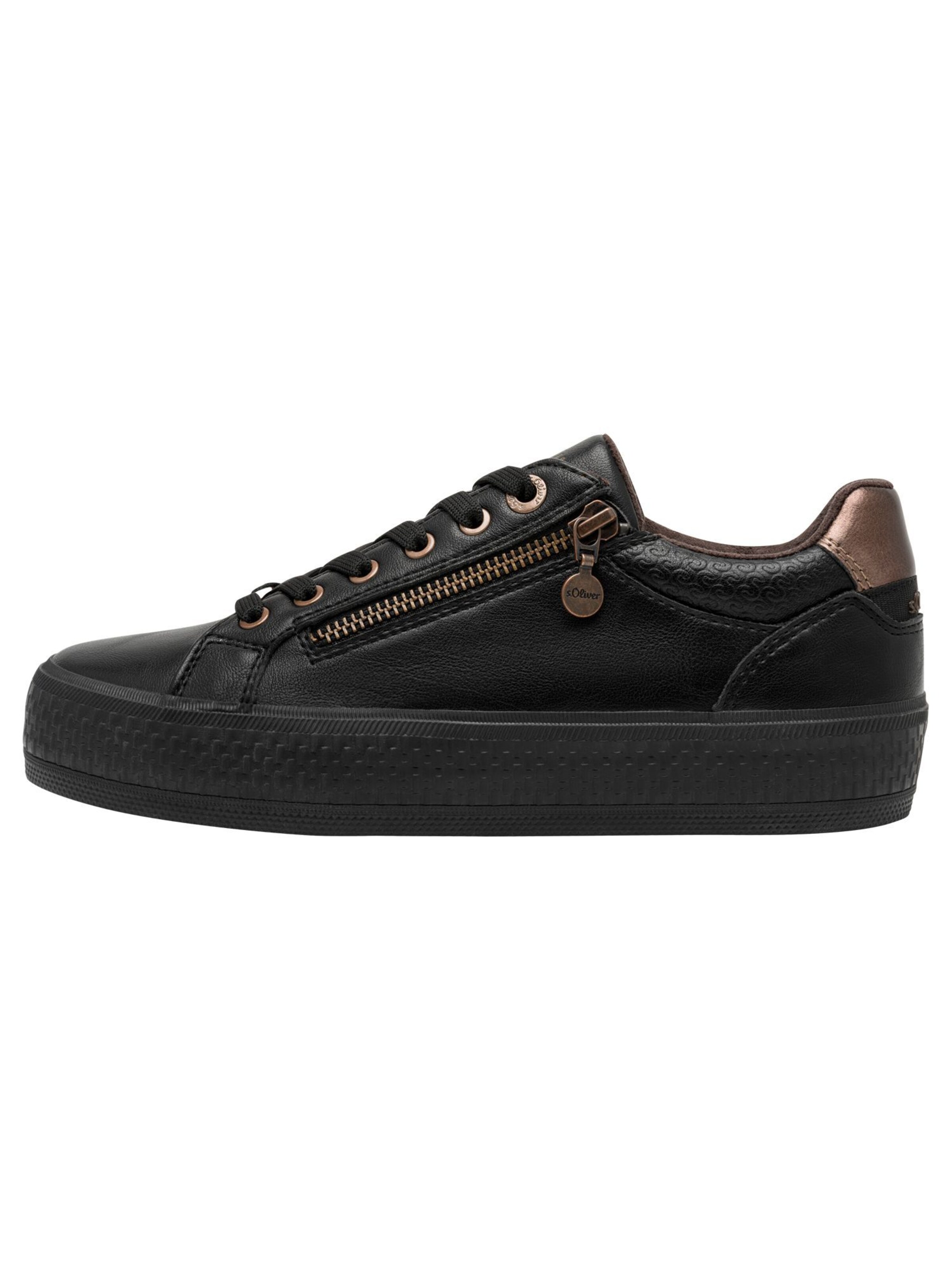 s.Oliver Sneaker in Schwarz