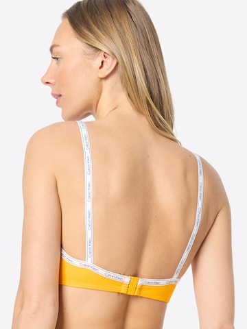 Calvin Klein Swimwear Bustier Bikinitop 'BRALETTE' in Geel