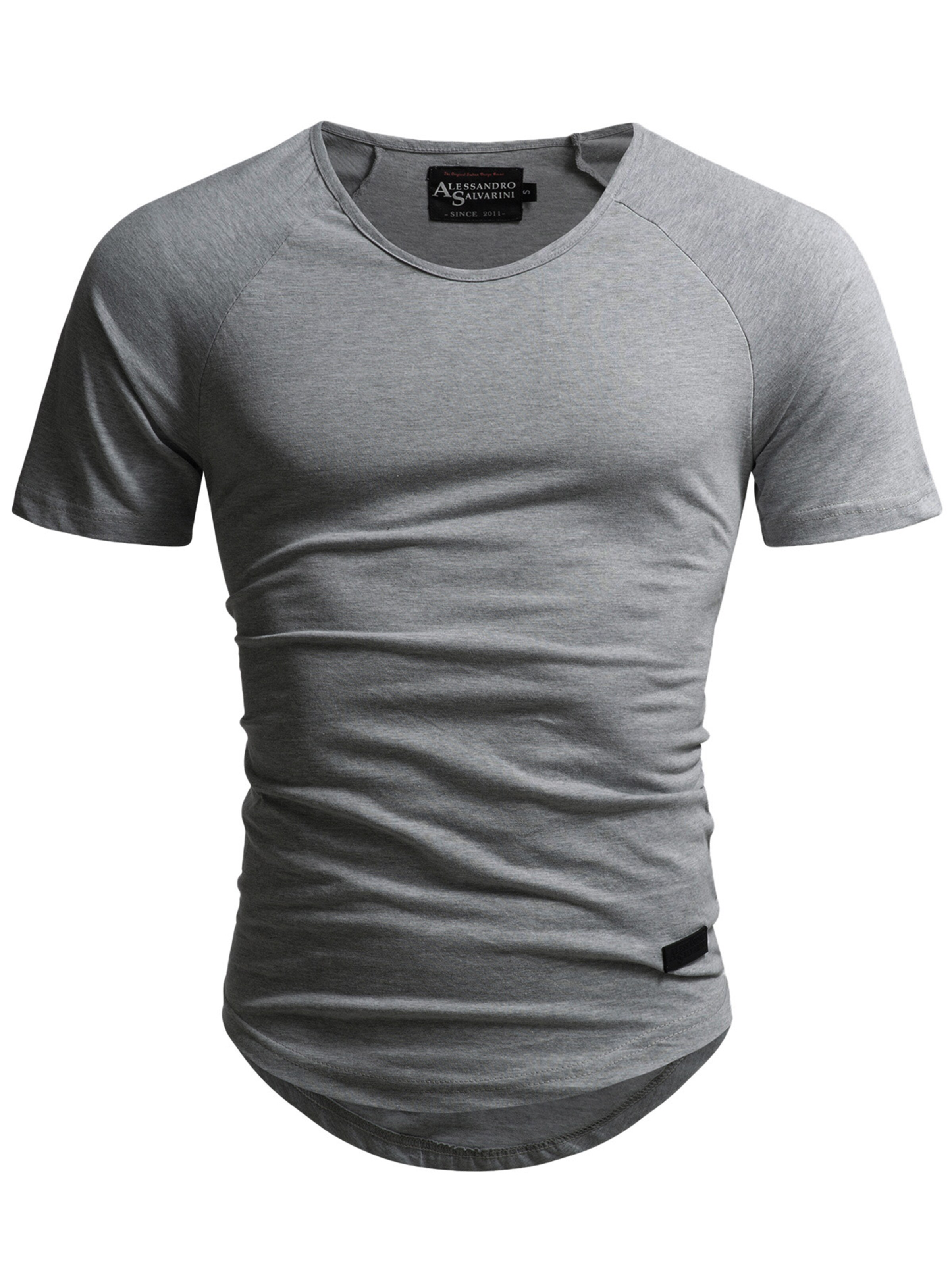 Alessandro Salvarini T-Shirt in Grau: Vorderseite