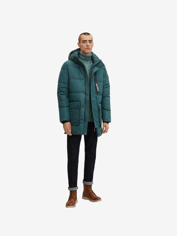 TOM TAILOR Winter Jacket in Green