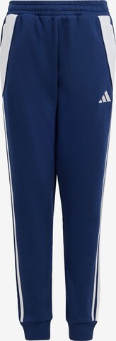 Effilé Pantalon de sport 'Tiro 24' ADIDAS PERFORMANCE en bleu : devant