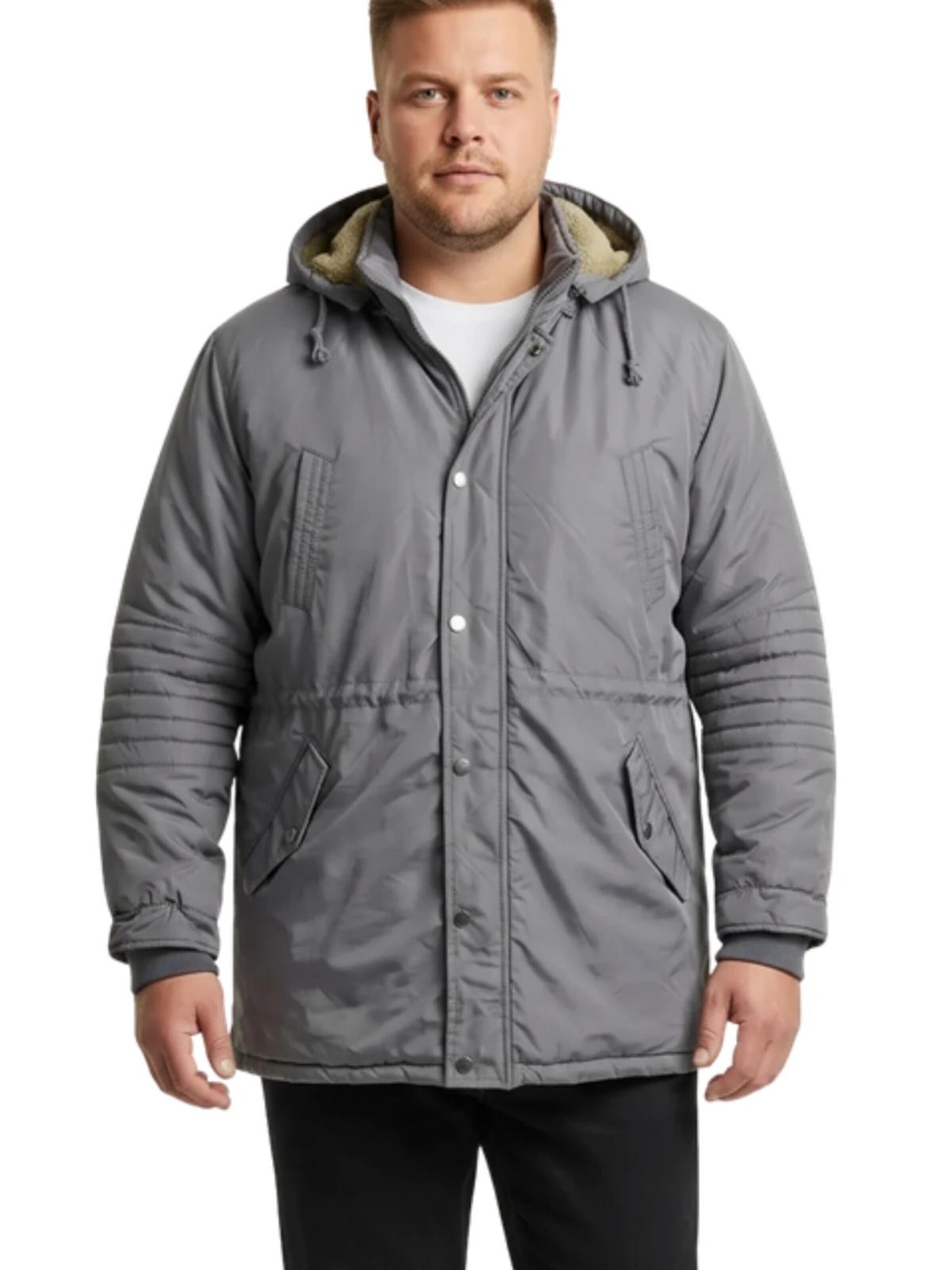 Lavecchia - Chaqueta de invierno 'LV-700 Übergrößen' en gris: frente