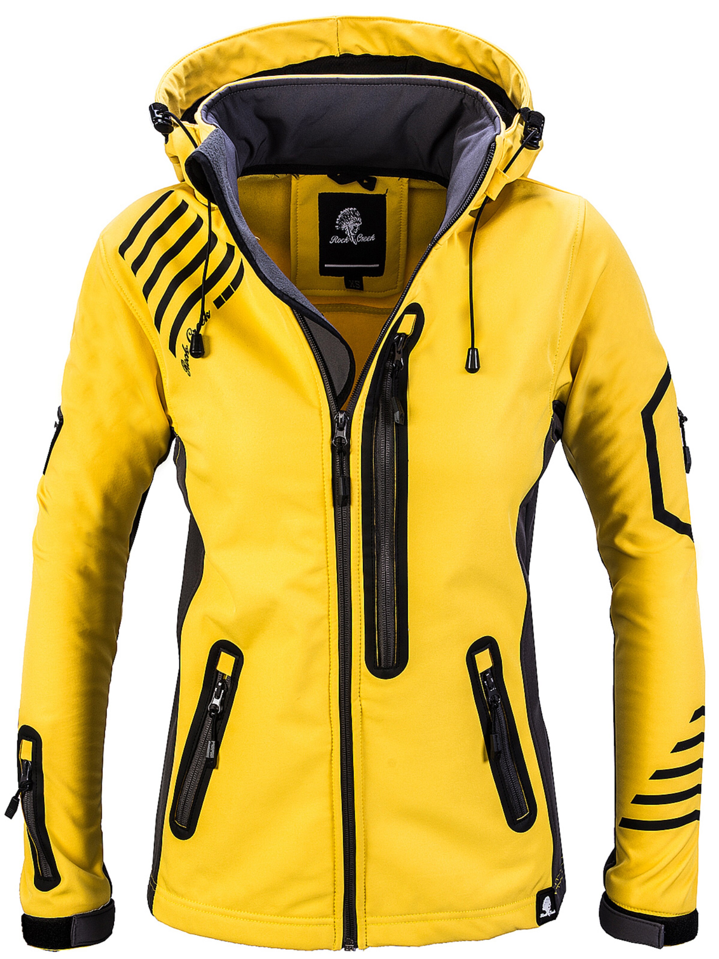 Rock Creek Jacke in Gelb: Vorderseite